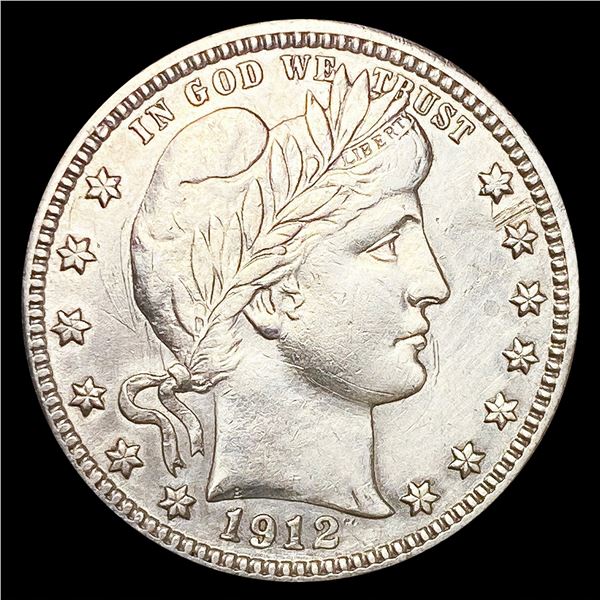 1912-S Barber Quarter CHOICE BU