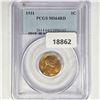 Image 1 : 1931 Wheat Cent PCGS MS64 RD