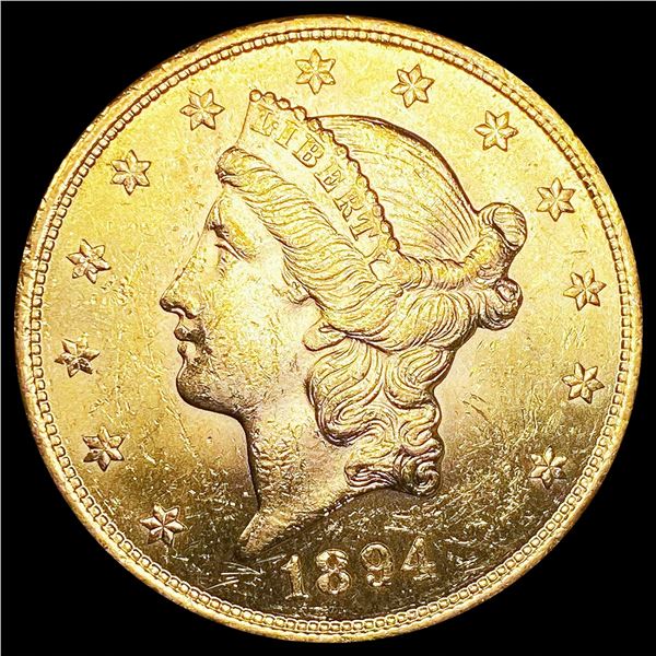 1894-S $20 Gold Double Eagle UNCIRCULATED