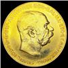 Image 1 : 1915 Hungary .9802oz Gold 100 Korona UNCIRCULATED