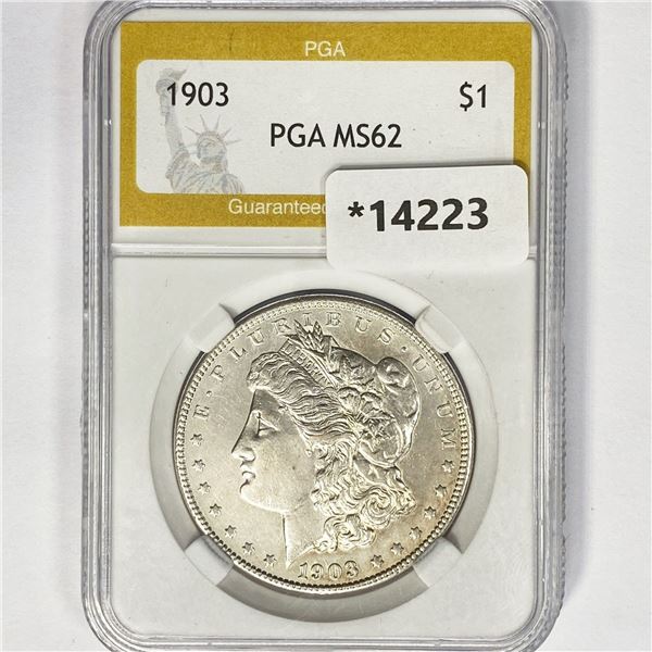 1903 Morgan Silver Dollar PGA MS62