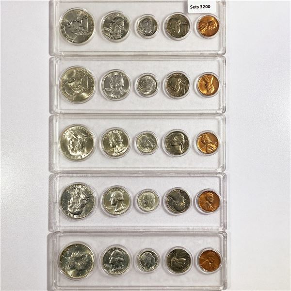 1959-1964 US Proof Coin Sets (25 Coins)
