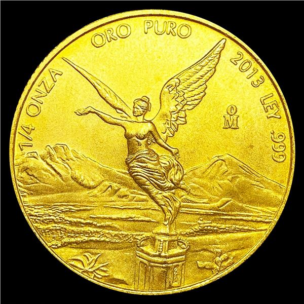 2013 Mexico .25oz Gold Libertad CHOICE BU