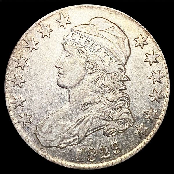 1829 Capped Bust Half Dollar ABOUT UNCIRCULATED