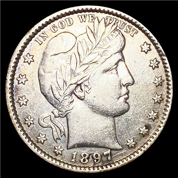 1897 Barber Quarter CLOSELY UNCIRCULATED
