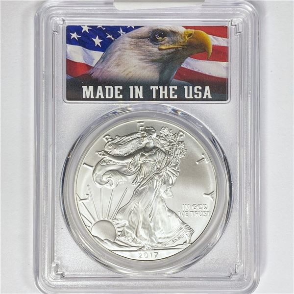2017 American Silver Eagle PCGS MS70 1st Strike
