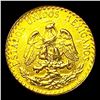 Image 1 : 1945 Mexico .0482oz Gold 2 Pesos UNCIRCULATED