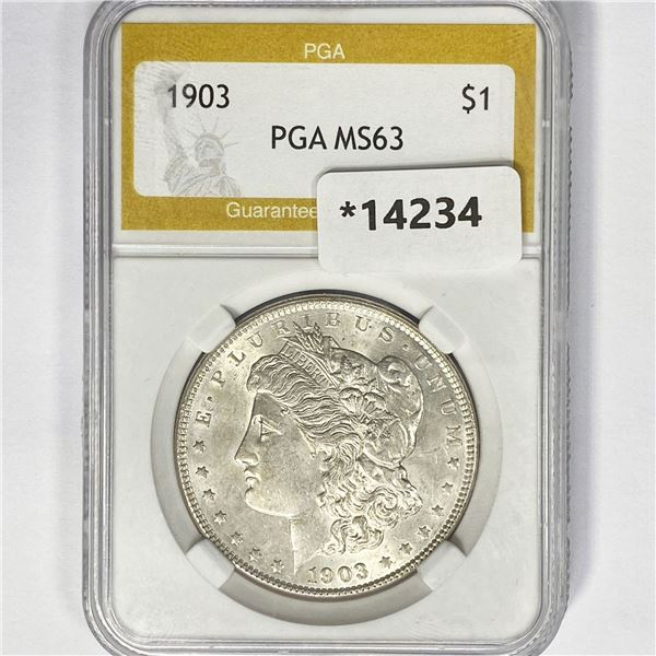 1903 Morgan Silver Dollar PGA MS63