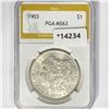 Image 1 : 1903 Morgan Silver Dollar PGA MS63