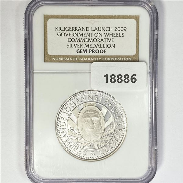 2009 Krugerrand Silver Medallion NGC GEM PROOF