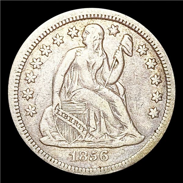 1856 Sm Date Seated Liberty Dime LIGHTLY CIRCULATE