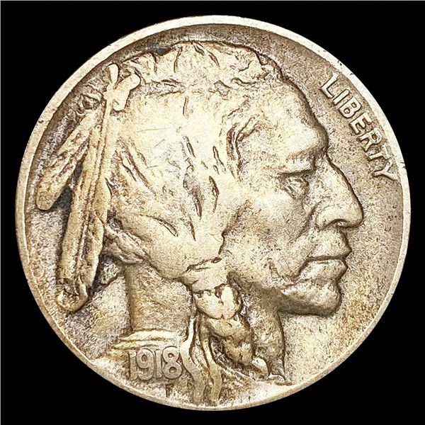 1918-D Buffalo Nickel NICELY CIRCULATED