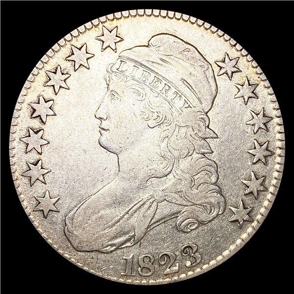 1823 Capped Bust Half Dollar NICELY CIRCULATED