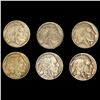 Image 1 : (6) Buffalo Nickels ((2) 1913, (2), 1913-D, (2) 1