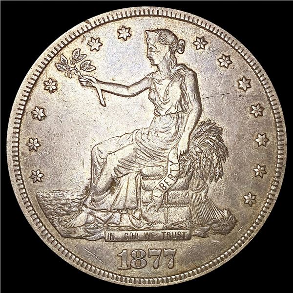 1877-S Silver Trade Dollar NEARLY UNCIRCULATED