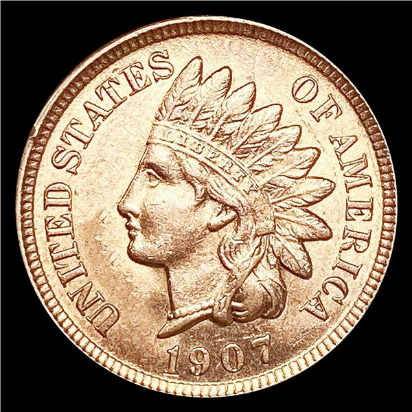 1907 RD Indian Head Cent UNCIRCULATED