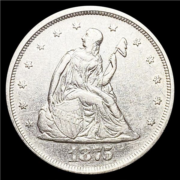 1875-S Twenty Cent Piece CLOSELY UNCIRCULATED