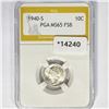 Image 1 : 1940-S Mercury Silver Dime PGA MS65 FSB