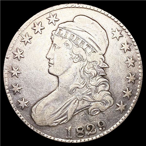 1829 Capped Bust Half Dollar NICELY CIRCULATED