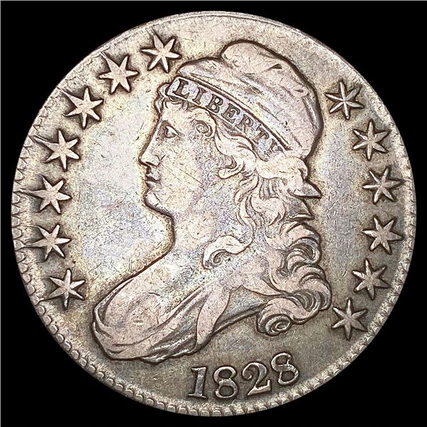 1828 Capped Bust Half Dollar NICELY CIRCULATED