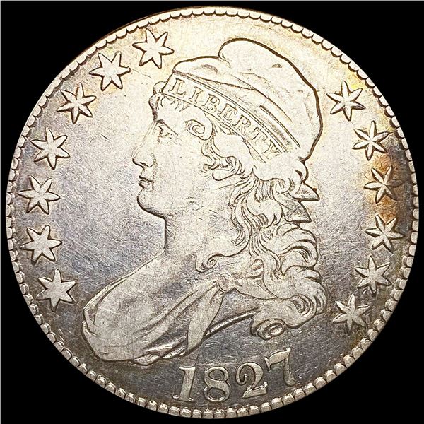 1827 Capped Bust Half Dollar LIGHTLY CIRCULATED