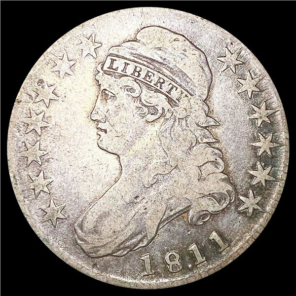 1811 Capped Bust Half Dollar NICELY CIRCULATED