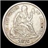 Image 1 : 1876-CC Seated Liberty Dime NEARLY UNCIRCULATED