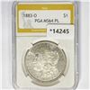 Image 1 : 1883-O Morgan Silver Dollar PGA MS64 PL