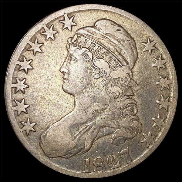 1827 Capped Bust Half Dollar NICELY CIRCULATED