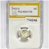 Image 1 : 1925-D Mercury Silver Dime PGA MS65 FSB