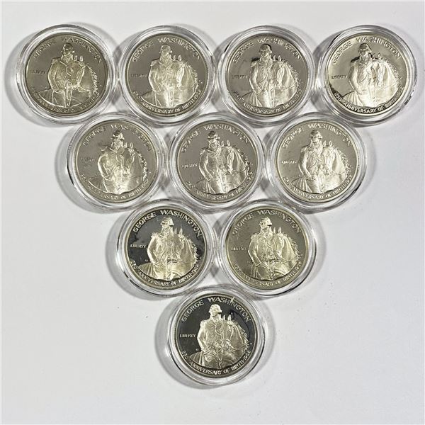 1982-S Washington Half Dollars (10 Coins)