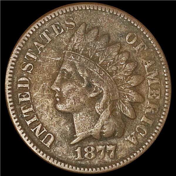 1877 Indian Head Cent LIGHTLY CIRCULATED