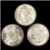 Image 1 : (3) Morgan Silver Dollars (1883, (2) 1887) UNCIRC