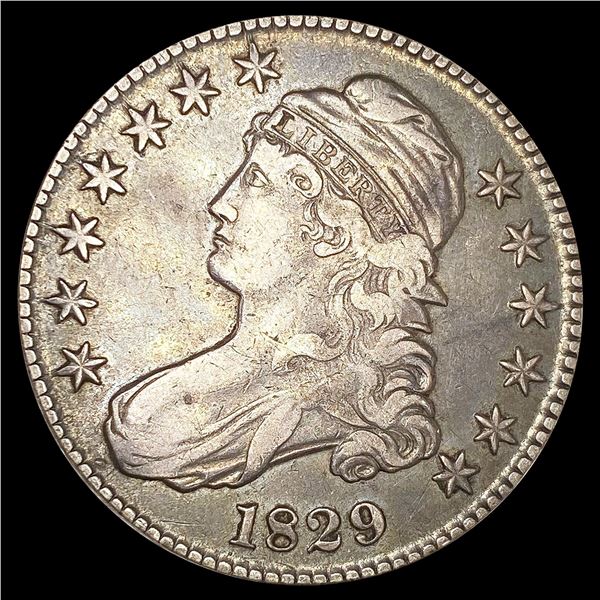 1829 Capped Bust Half Dollar NICELY CIRCULATED