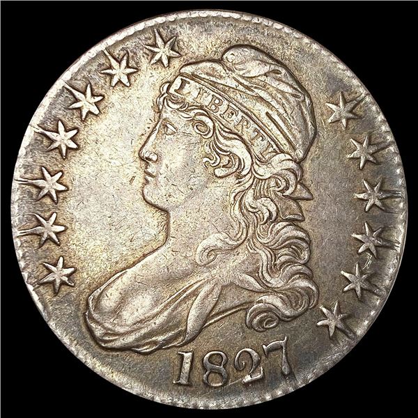 1827 Capped Bust Half Dollar LIGHTLY CIRCULATED