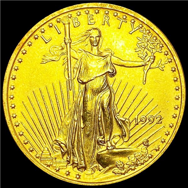1992 1/4oz Gold $10 Eagle CHOICE BU