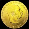 Image 1 : 1915 Hungary .9802oz Gold 100 Corona CHOICE BU