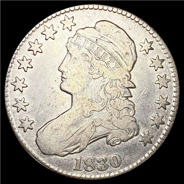 1830 Capped Bust Half Dollar NICELY CIRCULATED