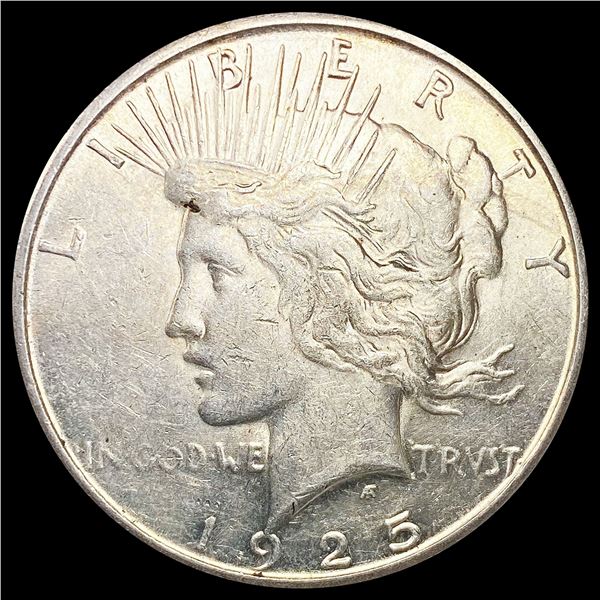 1925-S Silver Peace Dollar CLOSELY UNCIRCULATED