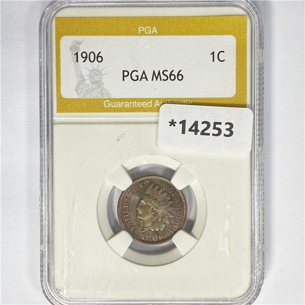 1906 Indian Head Cent PGA MS66
