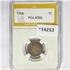 Image 1 : 1906 Indian Head Cent PGA MS66