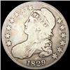 Image 1 : 1829 Capped Bust Half Dollar NICELY CIRCULATED