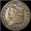 Image 1 : 1833 Classic Head Half Cent NICELY CIRCULATED