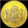 Image 2 : 1908 Hungary .9802oz Gold 100 Corona UNCIRCULATED