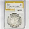 Image 1 : 1889-S Morgan Silver Dollar PGA MS63 DMPL