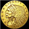 Image 1 : 1908 $2.50 Gold Quarter Eagle LIGHTLY CIRCULATED