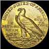Image 2 : 1909 $2.50 Gold Quarter Eagle NEARLY UNCIRCULATED