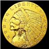 Image 1 : 1909 $2.50 Gold Quarter Eagle CLOSELY UNC