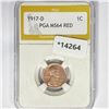 Image 1 : 1917-D Wheat Cent PGA MS64 RED