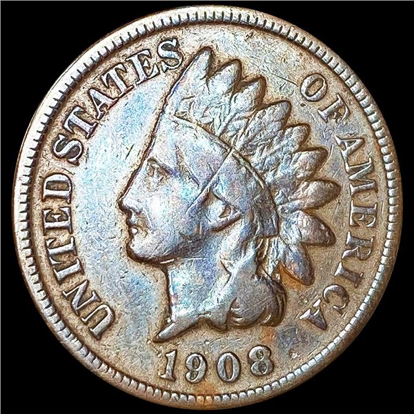 1908-S Indian Head Cent NICELY CIRCULATED
